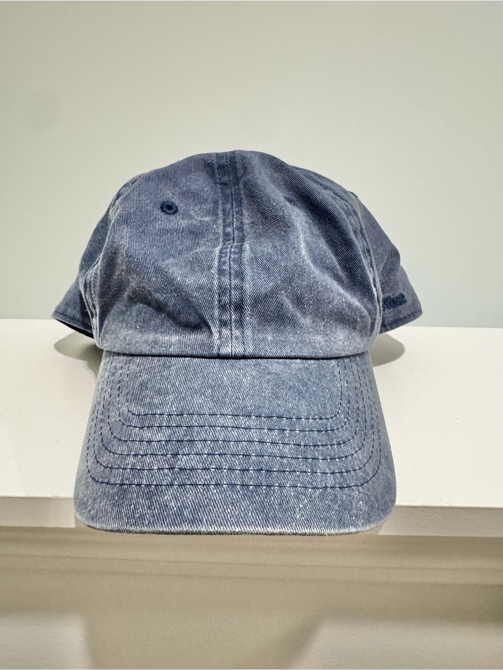 UpWest faded denim blue baseball cap